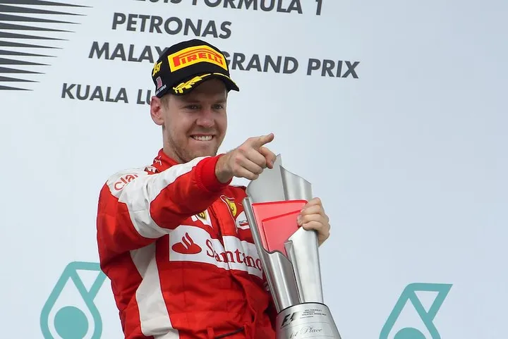 Vettel Ferrari Malaysia win