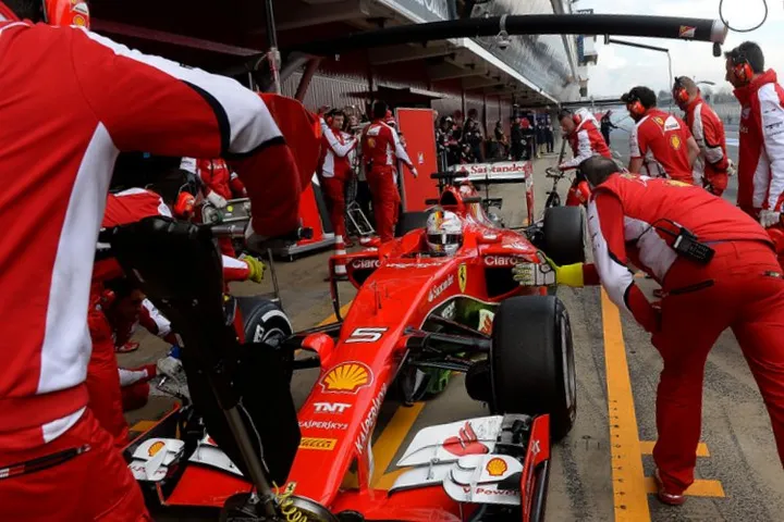 Vettel Barcelona Ferrari
