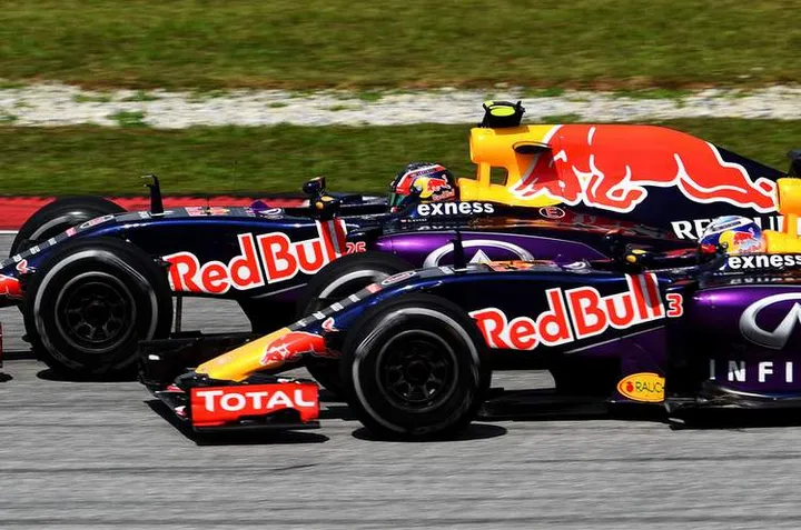 Ricciardo+Kvyat+F1+Grand+Prix+Malaysia