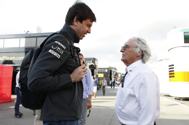 Toto Wolff Bernie Ecclestone