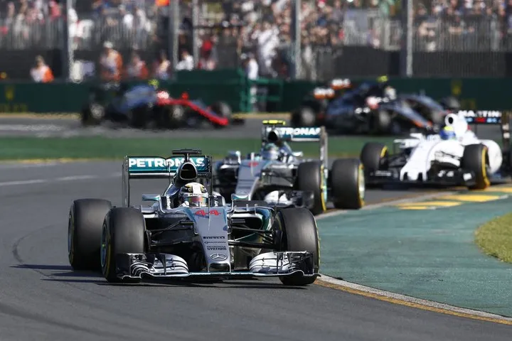 Hamilton Mercedes Melbourne winner