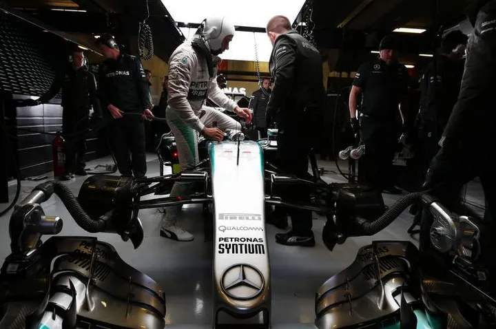 Hamilton Barcelona Mercedes