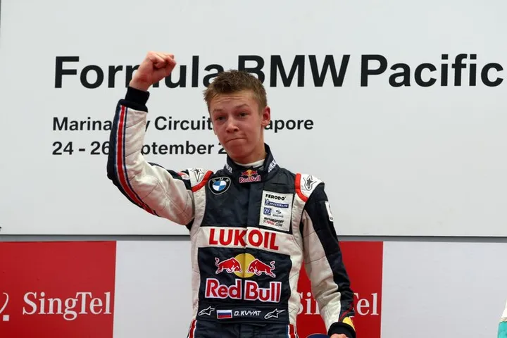 Formula BMW Pacific 2010, Rd 11 &amp; 12, Singapore, Singapore, Saturday Podium