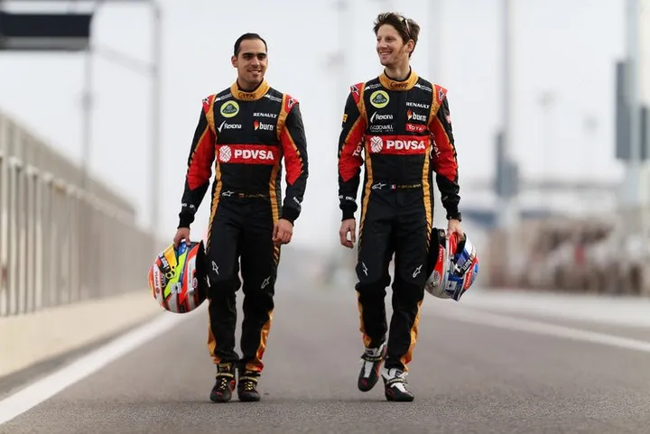 Romain+Grosjean+Pastor+Maldonado