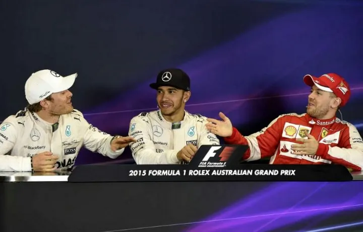 Rosberg Hamilton Vettel