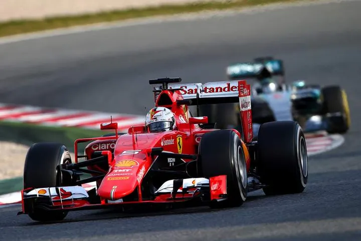 Sebastian+Vettel+Ferrari