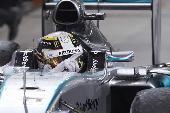 Hamilton Bahrain Mercedes