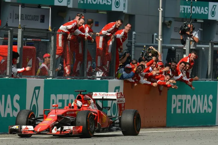 Vettel winner Ferrari Malaysia