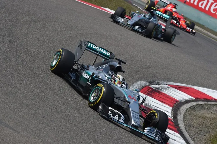 Hamilton Rosberg Vettel Ferrari China