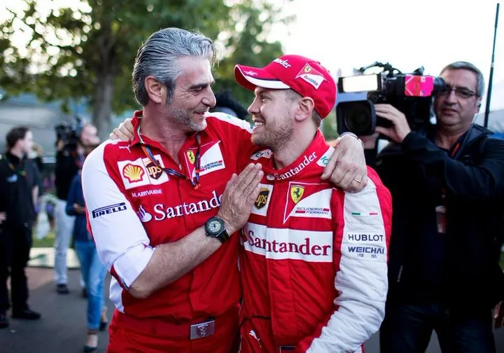 Arrivabene Vettel