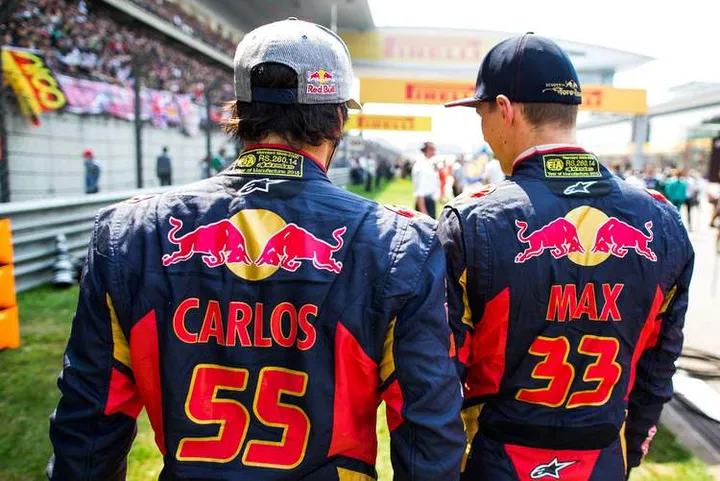 Verstappen+Sainz+F1