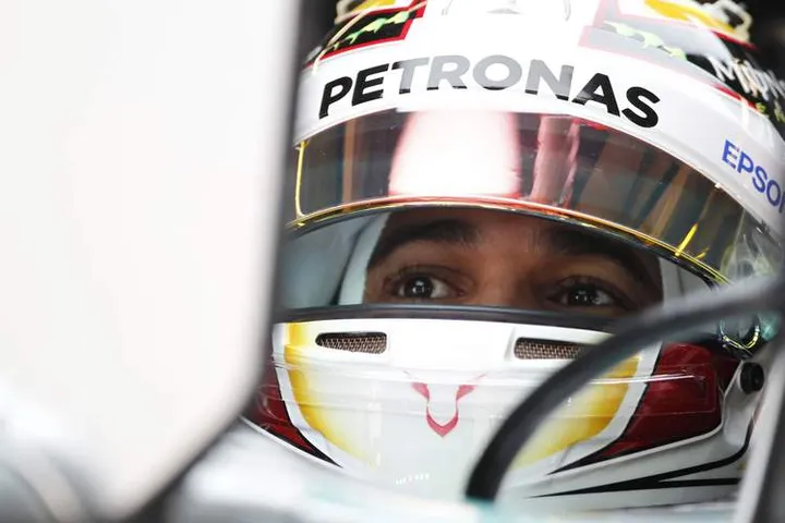 Hamilton Mercedes Shanghai practice China