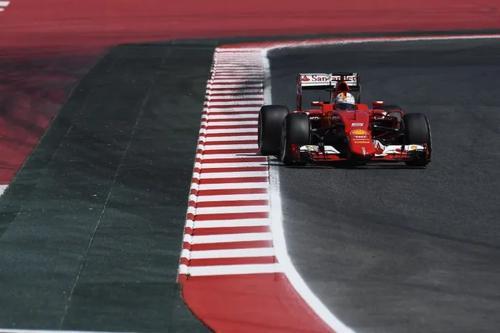 Vettel Spain Ferrari