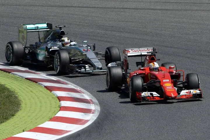 Ferrari Spain Vettel Hamilton
