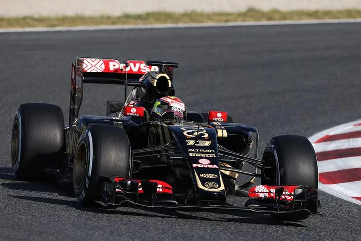Pastor Maldonado (VEN) Lotus F1 E23.Formula One Testing, Tuesday 12th May 2015. Barcelona, Spain.