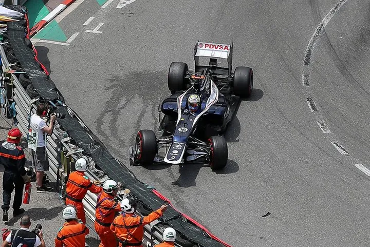 Pastor-Maldonado-VEN-Williams-FW34-crashes-at-the-start-of-the-race.-Formula-One-World-Championship-Rd6-Monaco-Grand-Prix-Race-Day-Monte-Carlo-Monaco-Sunday-27-May-2012