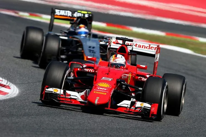 Sebastian+Vettel+Spanish+F1+Grand+Prix+Practice