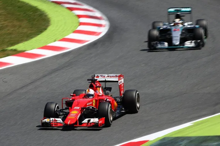 Sebastian+Vettel+Spanish+F1+Grand+Prix+Hamilton