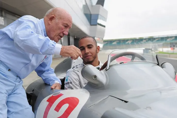 Sir+Stirling+Moss+Lewis+Hamilton
