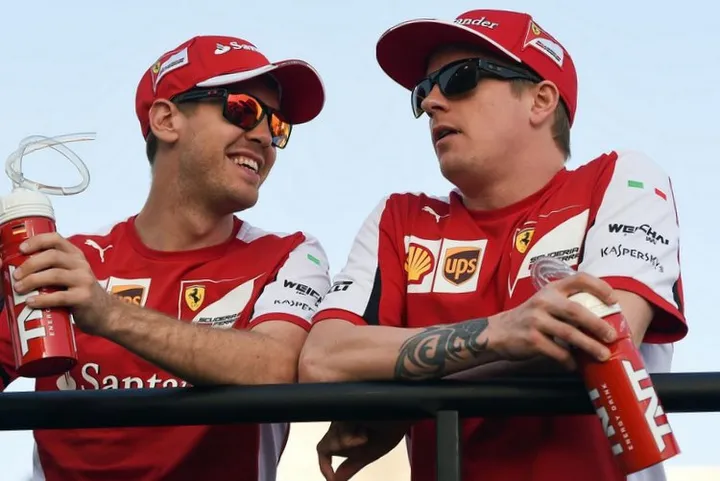 Raikkonen Vettel