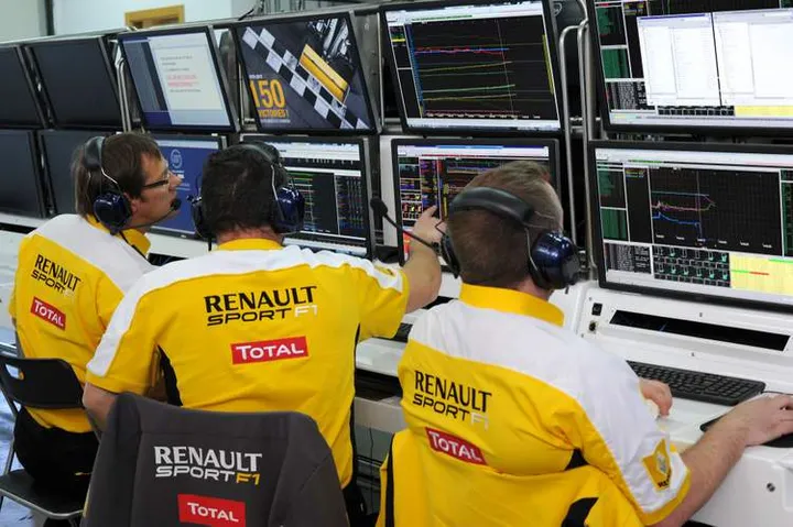 Renault engineers F1