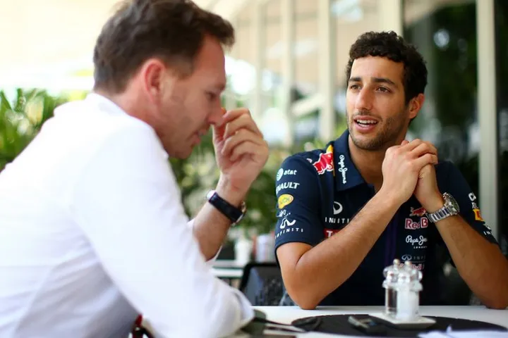 Christian+Horner+Daniel+Ricciardo