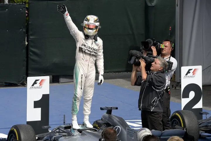 Hamilton Mercedes winner Canada Montreal