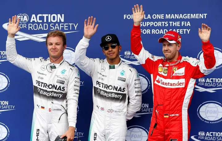 Rosberg+Vettel+Hamilton+F1+Grand+Prix+Austria+Qualifying