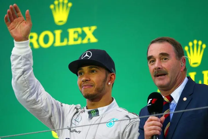 Nigel+Mansell+Lewis+Hamilton