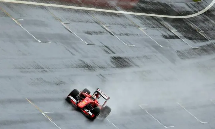 vettel wet practice ferrari austria