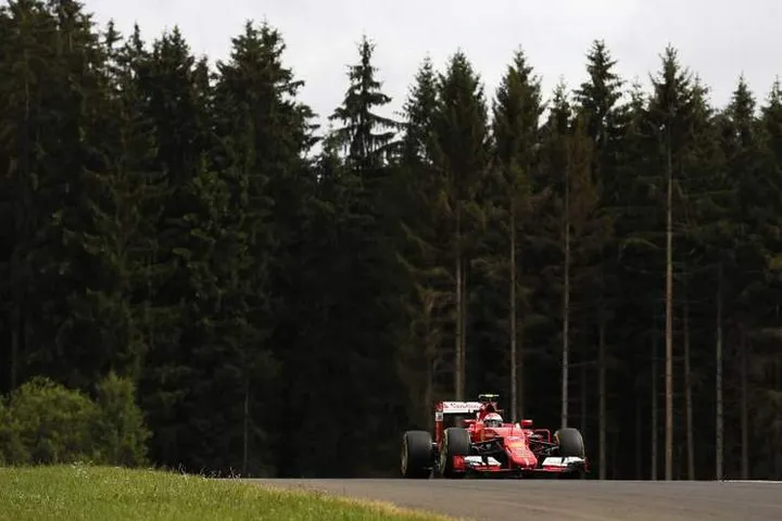 Raikkonen Ferrari FP1 Austria