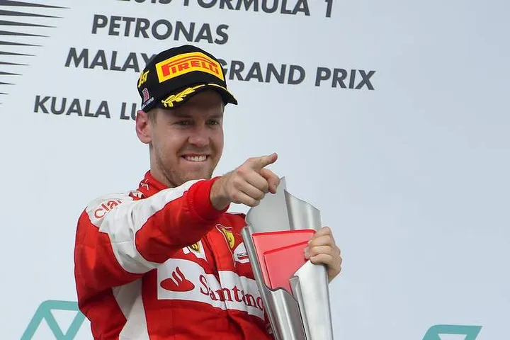 Vettel Ferrari Malaysia winner