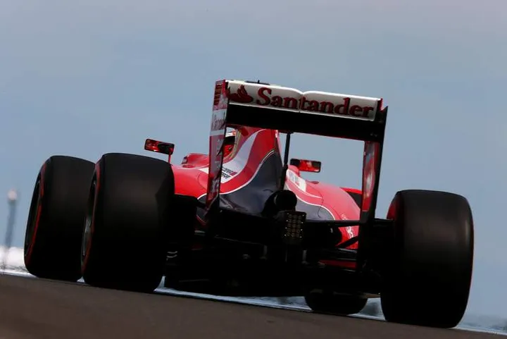 F1+Grand+Prix+Great+Britain+Practice+Raikkonen