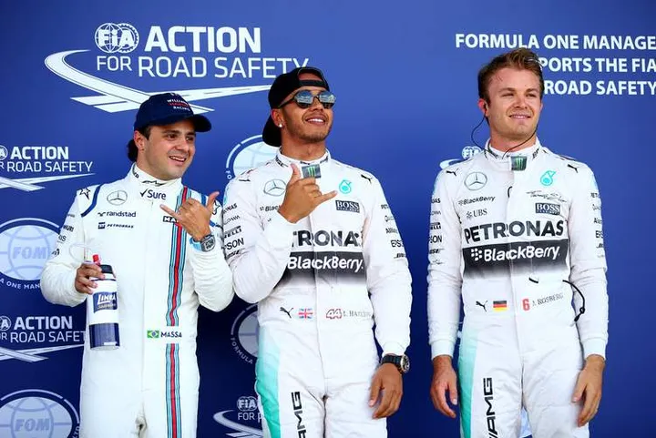 F1+Grand+Prix+Great+Britain+Qualifying+Massa+Rosberg+Hamilton