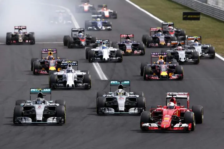 Hungarian Grand Prix Start