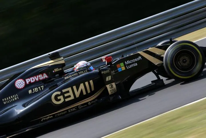 Romain Grosjean (FRA) Lotus F1 E23.Hungarian Grand Prix, Friday 24th July 2015. Budapest, Hungary.