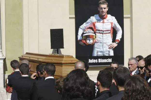 Jules Bianchi Funeral in Nice
