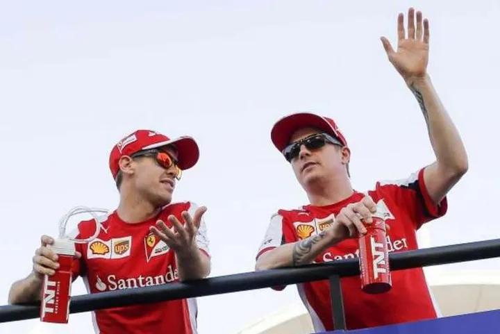 Raikkonen Vettel Ferrari