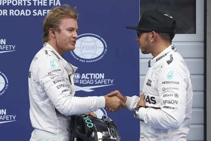 Rosberg Hamilton Mercedes