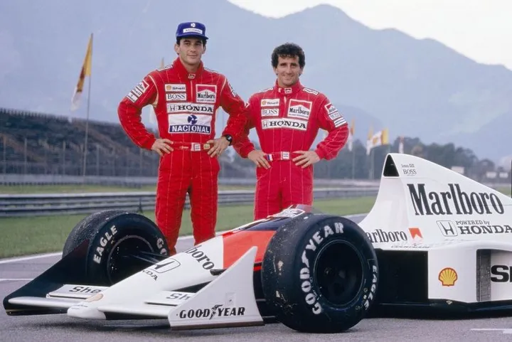 Prost Senna 2 Sainz Leclerc