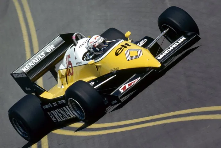Alain Prost (FR), Equipe Renault Elf RE40.. United States Grand Prix West, Long Beach, California, USA, 27/03/1983.