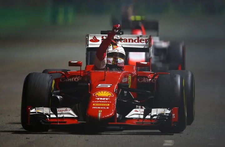 F1+Grand+Prix+of+Singapore+Vettel