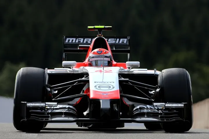 Alexander Rossi (USA) Marussia F1 Team MR03. 22.08.2014. Formula 1 World Championship, Rd 12, Belgian Grand Prix, Spa Francorchamps, Belgium, Practice Day.