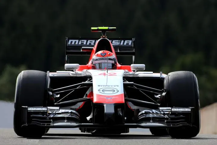 Alexander Rossi (USA) Marussia F1 Team MR03. 22.08.2014. Formula 1 World Championship, Rd 12, Belgian Grand Prix, Spa Francorchamps, Belgium, Practice Day.