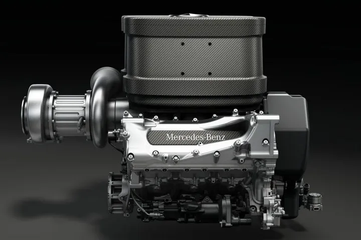Mercedes power unit F1 engine