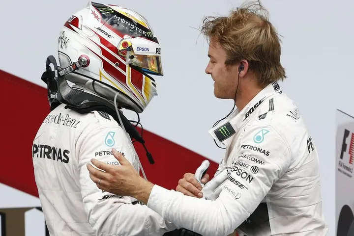 Lewis Hamilton Mercedes Nico Rosberg