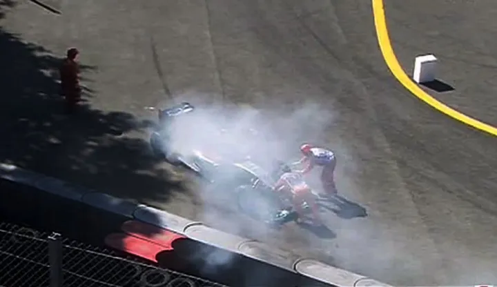 Rosberg Monza retire DNF Mercedes engine blow