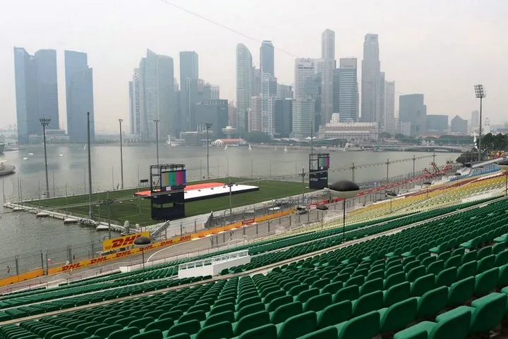 Singapore GP F1 preparations