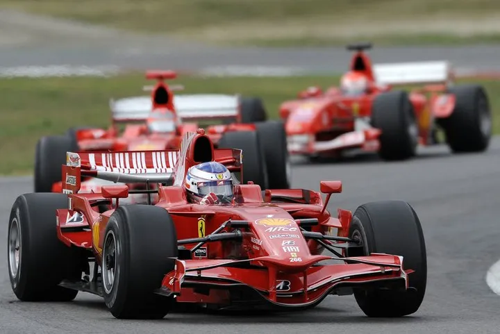 Ferrari three car team F1