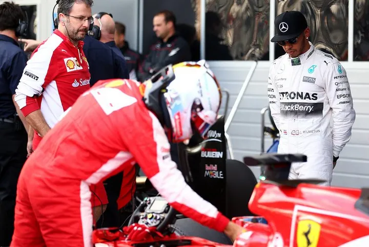 Lewis+Hamilton+Sebastian+Vettel+F1+Grand+Prix+aDyto7nz4fRx